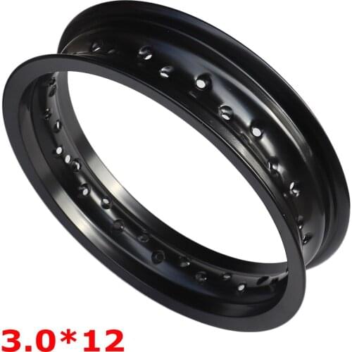 3.00x12" Inch 36 Spokes Holes Aluminum Alloy Motorcycle Wheel Rims