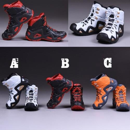3 models 1/6 Scale Mens soldiers Trend wear hiking boots sports mens shoes Combat Boots For 12" Action Figure accessories Toys