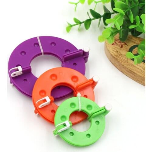 3pcs/set Multicolor Wool Ball Maker Fluff Ball Weaver Maker Pompom Make Machine DIY Pompom Fun Making Supplies Tools
