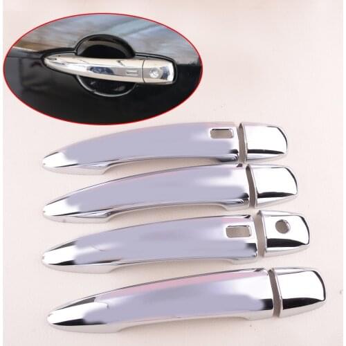 8pcs/Set Chrome Car Auto Exterior Side Door Handle Cover Trim Styling Fit for Nissan Sentra 2020