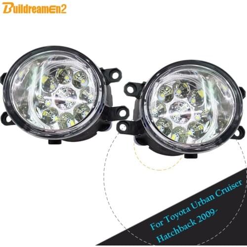 Buildreamen2 For Toyota Urban Cruiser Hatchback 2009- Car Styling LED Light Daytime Running Light Fog Light Blue White Yellow