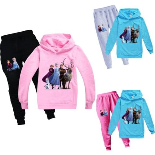 Disney Frozen Elsa Baby Girls Clothes For Kids Clothing Suits Toddler Child Jogging Garcon Casual Sports Suit Children Kid Suits