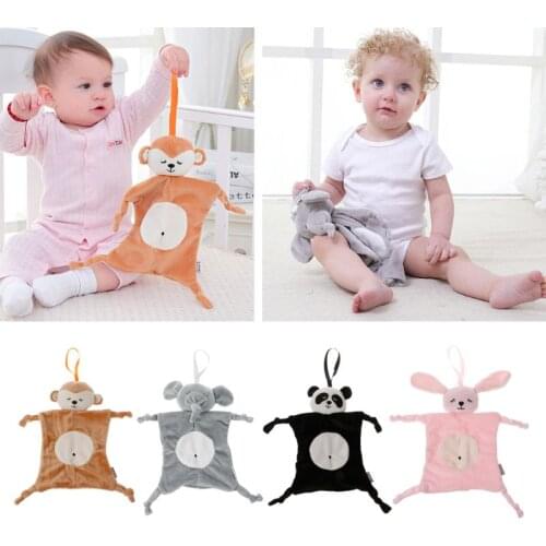 Baby Plush Soothing Toys Security Blanket Baby Toys Soothing Towel for Baby Care