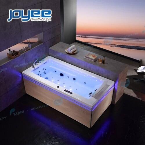 JOYEE High Quality Jacuzzi Hot Spa Tub SERC Skirt Hydro Therapy 1 Person Whirlpool Bathtubs with 34 Jets