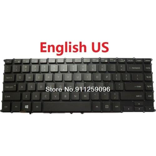 Laptop Keyboard For Samsung NP940X5N NP940X5M 940X5N 940X5M English US Korea KR BA59-04218A BA59-04218B BA59-04218C Backlit