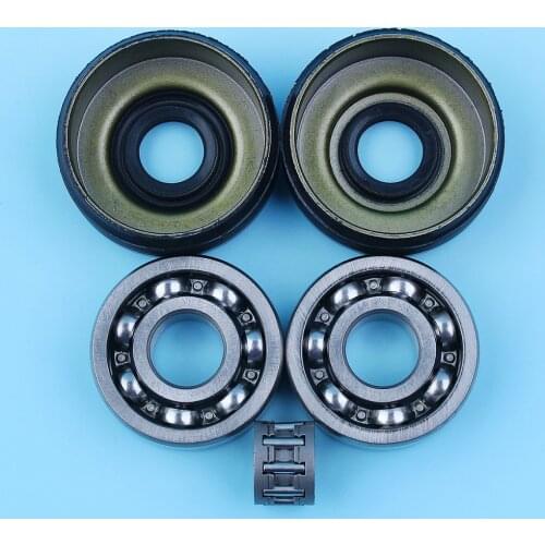 Crankshaft Needle Bearing Oil Seal Kit For Poulan 1975,1900,1950,2025,2050,2055,2075,2150,2250,2450,2550 Gas Chainsaw Spare Part