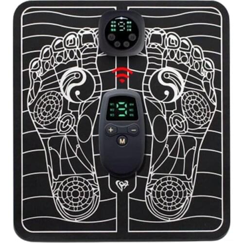 Electric EMS Foot Massager Pad Feet Muscle Stimulator Foot Massage Mat Improve Blood Circulation Relieve Ache Pain Health Care