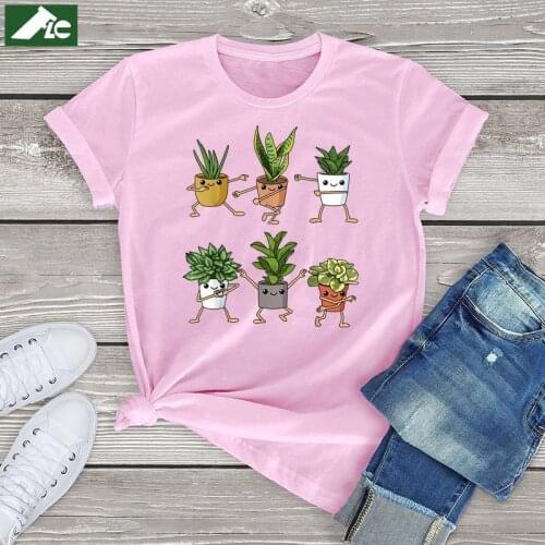 Cute Plant Graphic T Shirt Women Clothing Gardener Vintage Womens T-Shirt Unisex 100% Cotton Mens Tee Tops Funny Gardener Gifts