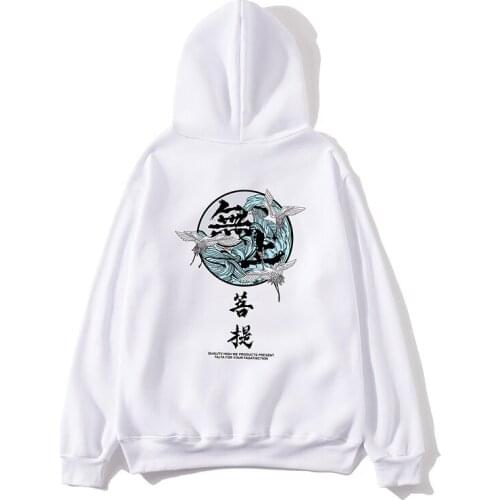 JXGXSX Mens Cool Hoodie Japanese Hip-hop Sweatshirt Street Casual Clothing Men and Women Loose Pullover Harajuku Devil Hoodie