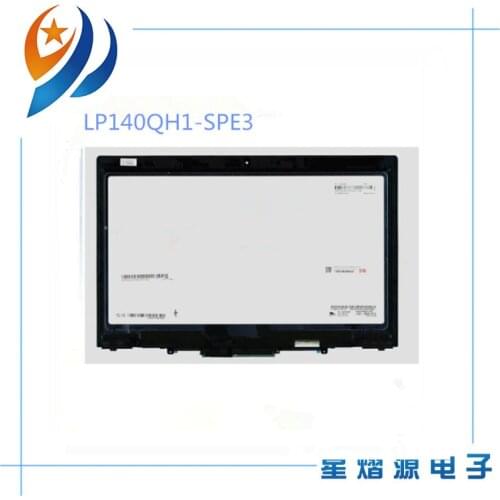 14.0" Original New QHD LCD Touch Screen Digitizer Assembly Bezel FOR Lenovo ThinkPad X1 Yoga 2nd GEN 2017 LP140QH1-SPE3 40pin