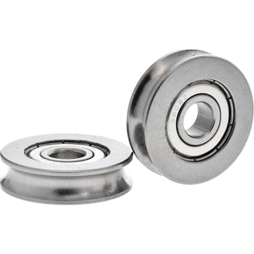 1pc 420 no 304 stainless steel bearing r3 U groove S608ZZ bearing wheel guide wheel waterproof and rust-proof lifting wheel 8*30