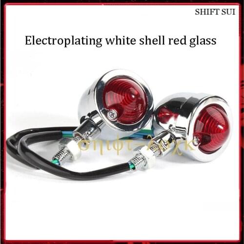 Motorcycle Turn Signal Jialing 70 CG125 Retro Modified For electric scooter Turn Light Metal Plating