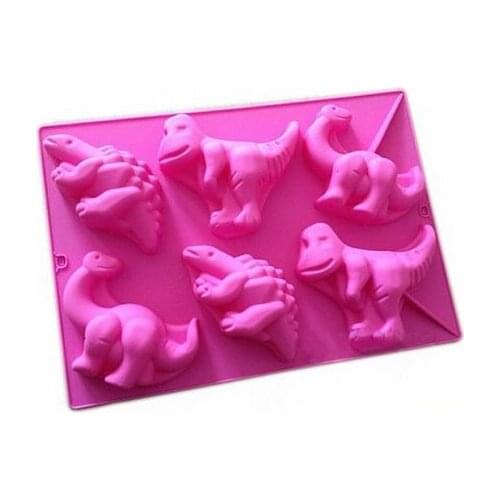 Dinosaur Shape Silicone Baking Cake Mold Candle Mold