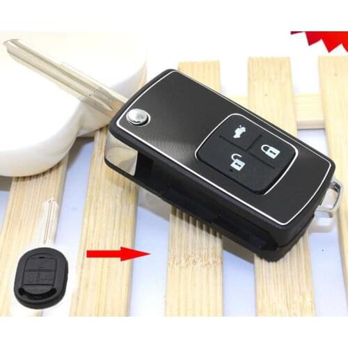 3 Buttons Modified Flip Folding Remote Key Shell Case For Buick Excelle HRV Fob Key Cover