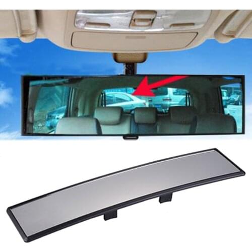 Universal Car Rearview Mirror Curved Convex Rearview Mirror Internal Fixed Mirror Large Field Viewwide Angle Car Interior Mirror