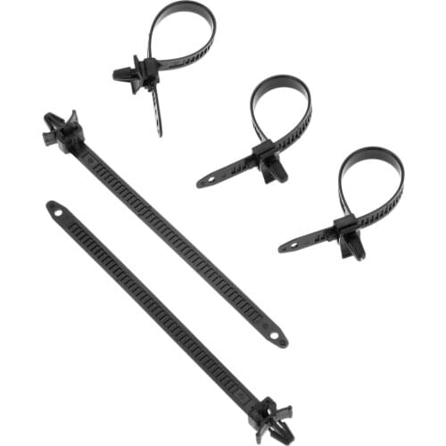 Yetaha 30Pcs Cars Mount Wire Tie Clip Releasable Nylon Tie Wrap Cable Fastening Clips Self-locking Plastic Zip Tie Universal