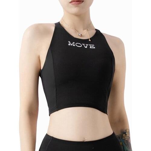 Womens Slim-Fit Yoga Tops Gather Beautiful Back U-Shaped Sports Vests Pilates Fitness Workout Yoga Bra