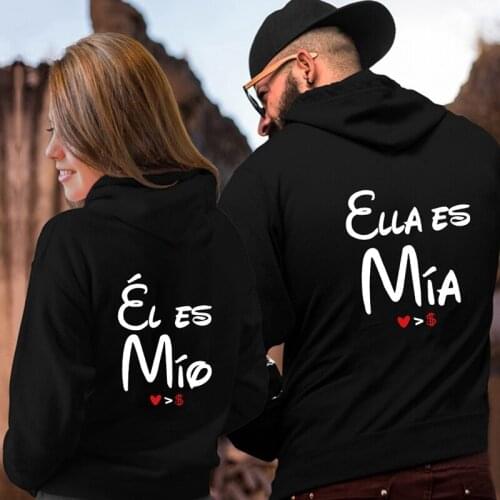 Women Letter Print Sweatshirts Pullover Men Hoodied Tops Letter Couple Hoodies