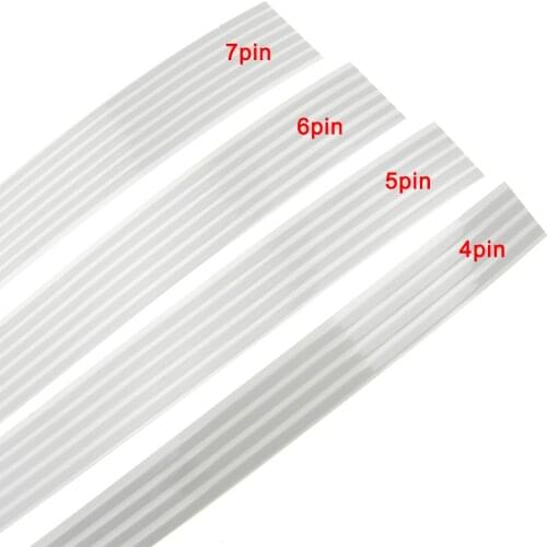 10M/Lot 5pin 1.8mm pitch 0.2mm thickness 10mm width airbag Flexible FFc flat cable