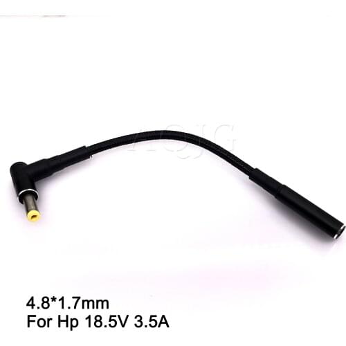 100W USB 3.1 Type C Female to DC 4.8*1.7 mm Male PD Power Charger Adapter Connector Cable for HP Laptop