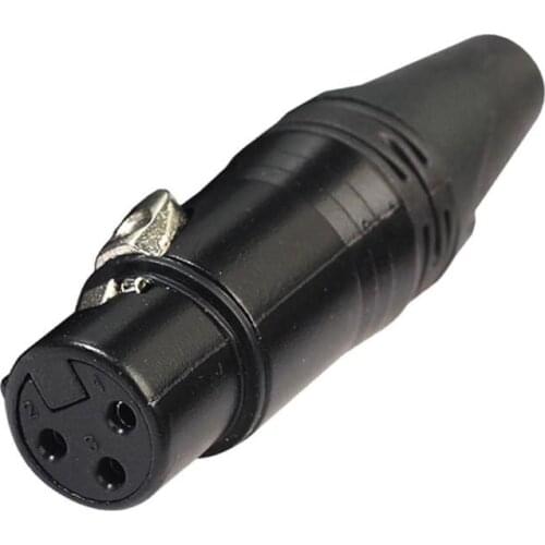 ALLOYSEED DIY Microphone XLR 3Pin Female Plug Connector Cable Solder Plug MIC Adapter Cable Connector Plug Mic Speaker Converter