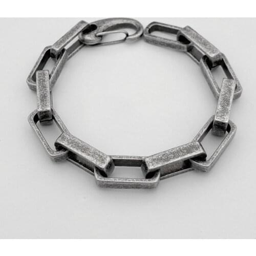 Titanium steel retro trend mens and womens same style bracelet steel heavy industry bracelet street hip-hop jewelry