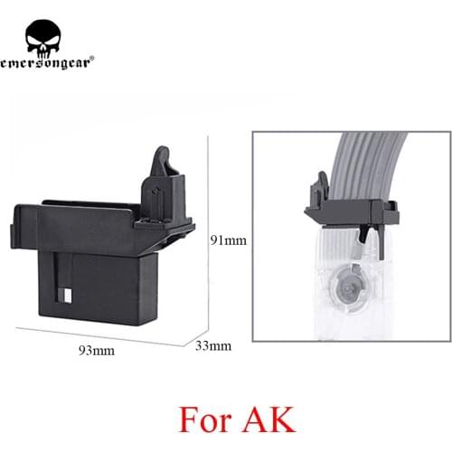 EMERSONGEAR AK Adapter M4 BB Speed Loader Converter Adapt AK Magazine for Hunting Airsoft Magazine Army Military Equipment