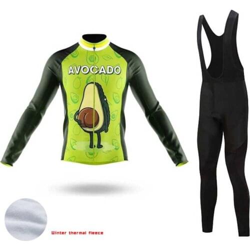 SPTGRVO Lairschdan green funny women/men winter cycling jersey set mtb equipment suit Bicycle clothing bike clothes cycle kit