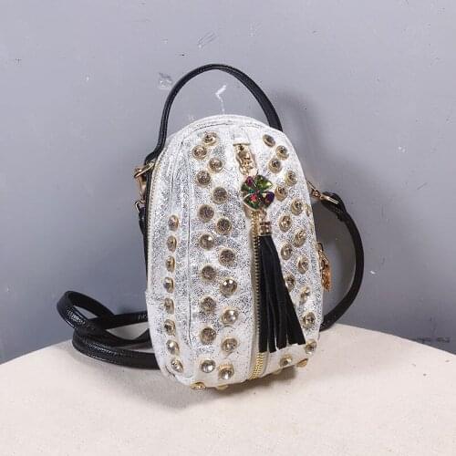 Hot Sale Fashion Diamond Bags for Women 2021 New Luxury Designer Brand Boutique Genuine Leather Party Purses Wallet on Chain Cc