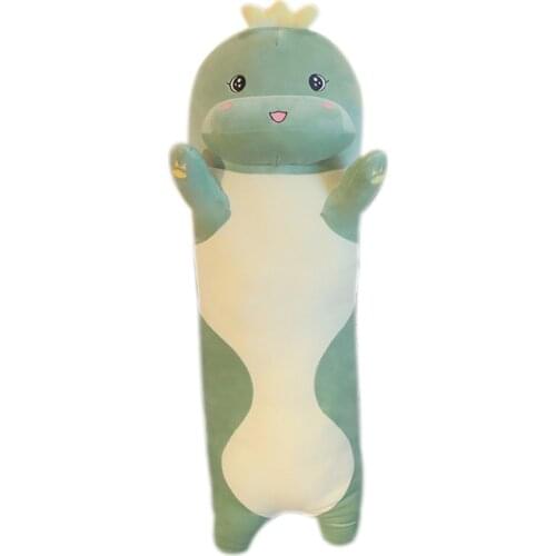 Cute Dinosaur Plush Toy Bed Doll Doll Boy Pillow Boy Sleeping Long Pillow Super Soft Woman