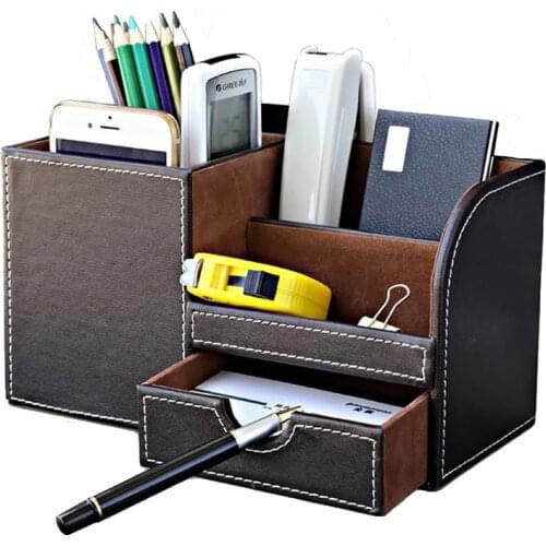 Multi-function Desk Stationery Organizer Pen Holder Pens Stand Pencil Organizer for Desk Office Accessories Supplies Stationery
