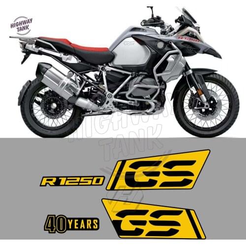 Motorcycle Fairing Sticker 40 Years GS Decal Case for BMW R1250GS Adventure 2017-2021