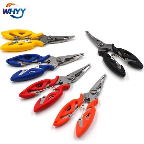 Fishing Plier Scissor Braid Line Lure Cutter Hook Remover etc. Fishing Tackle Tool Cutting Fish Use Tongs Multifunction Scissors