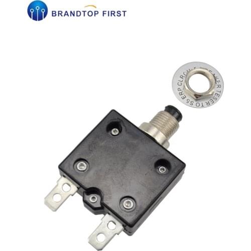 Reset thermal switch 10A 15A 20A 25A 30A 40A 50A overload protection circuit breaker overload protector push button