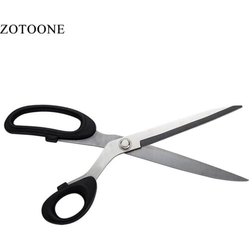 ZOTOONE Sewing Tool Clothing Scissors For Fabric 10inch Tailors Scissors Stainless Steel Scissor High-end Black Tijeras Costura
