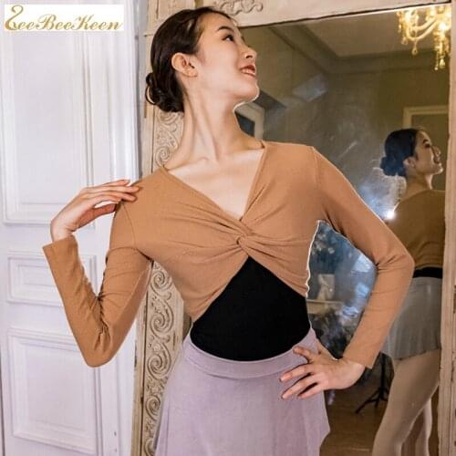 Adult Dance Sweater Autumn Winter Ballet Yoga Tops Winter Coat Body Warm Costume Cotton Jacket Ballerina Dance wear for women