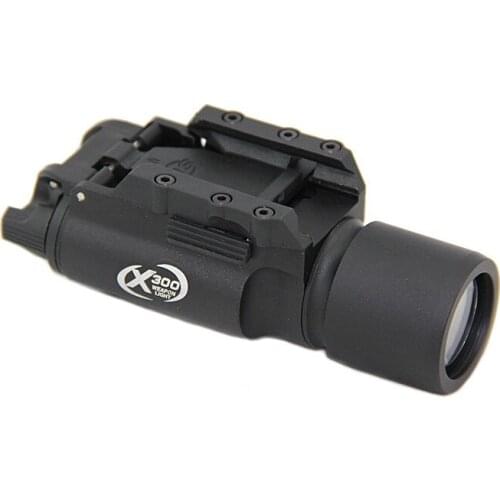 Tactical SF X300 Ultra High Output LED Weapon Light 400 lumens Flashlight Aluminium Alloy Construction Black