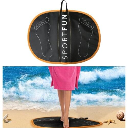 Waterproof Beach Wetsuit Changing Water Sports Feet Pad Mat Surfing Diving Wetsuit Changing Mat Swimming Accessories