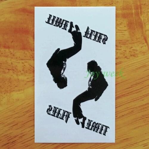 Waterproof Temporary Tattoo Sticker sexy Michael Jackson tattoo totem tatto stickers flash tatoo fake tattoos for girl women men
