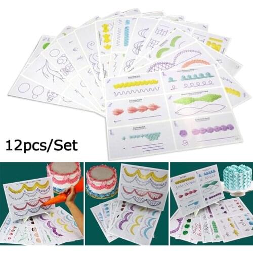 Wilton same paragraph DIY decorating practice board decorating 23 cream drawings drawings patterns W2C3