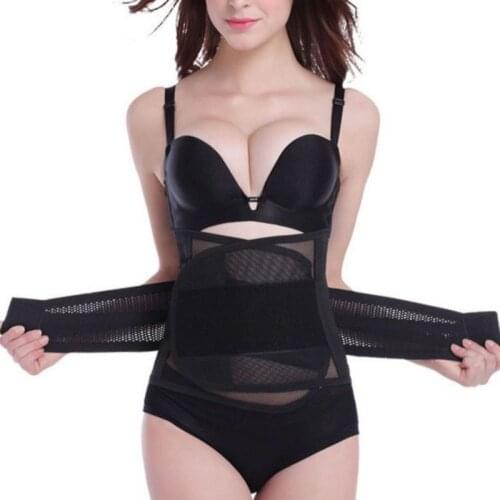 Women Waist Trainer Belt Body Shaper Postnatal Slim Belt Corset Postpartum Tummy Trimmer