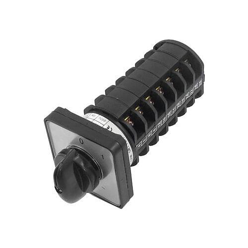 1-0) Two Position 28 Terminals AC 660V 10A Latching Cam Combination Changeover Switch LW8-10/C0E.7