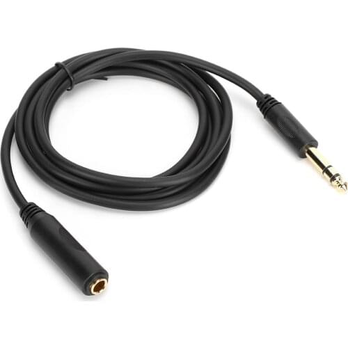 1.8M/3M/4.5M/6M 6.35mm Stereo Audio Extension Cable Male To Female Power Cords Extension Earphone Cord For TRS Stereo Extension