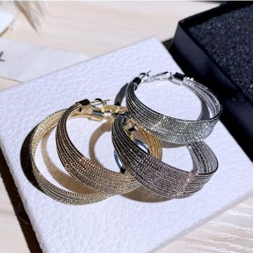 2021New Luxury Gorgeous Exaggeration Large Earrings for Women Wear To The Party Best Birthday Gift for Your Lover or Friends