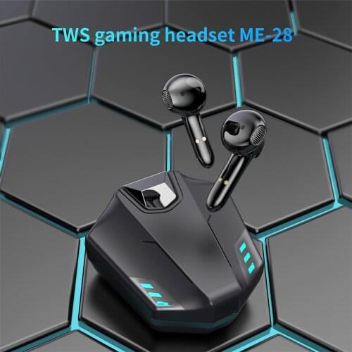 Kebidumei Wireless Gaming Headset Ultra Low Delay TWS Bluetooth 5.0 Earbuds With Microphone For Phone Earbuds Gamer