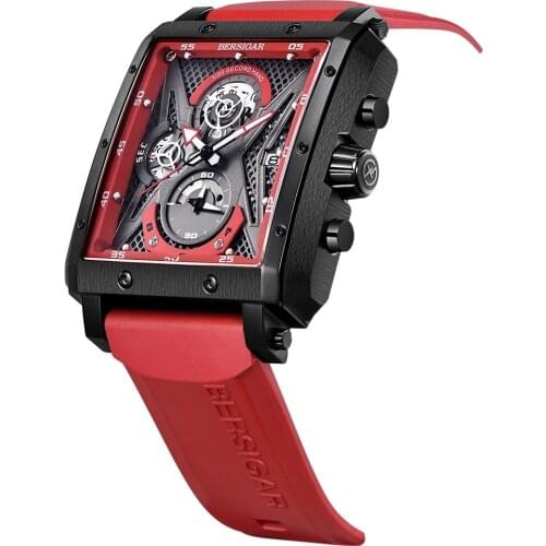 BERSIGAR Fashion Mechanical Men Watches Top Brand Luxury Sport Wristwatch Men Waterproof Automatic Mens Clock Relogio Masculino