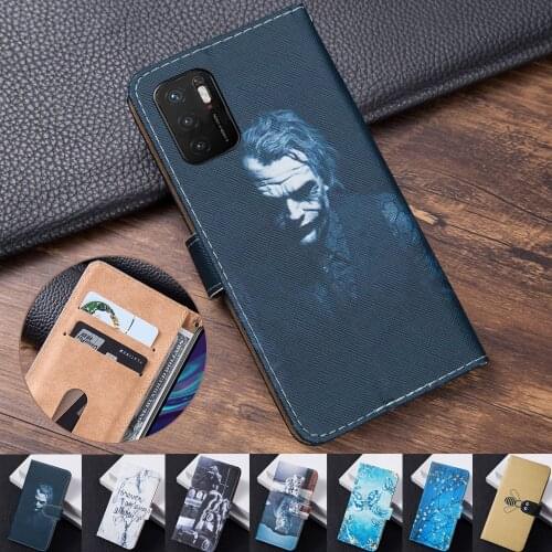 Poco M3 Pro 5G Case Flip book leather Cover on Xiaomi Poco M3 Pro 5G Stand Flower Case POCO M3 Pro M2103K19PG Cover Soft TPU