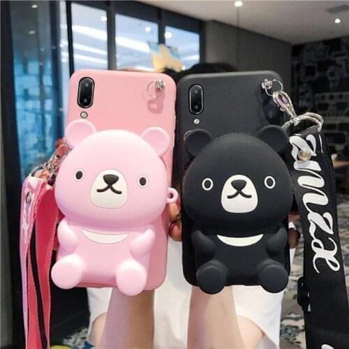 New 3D Cartoon Dog Wallet Bags Case For Oneplus 9R 9 8T 8 7T 7 6T 6 5T 5 One Plus Nord N10 N100 N200 Cute Cover Soft TPU Shell