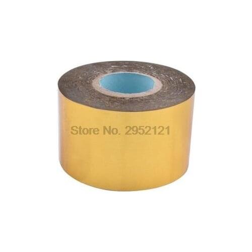 By dhl or ems 100pcs 4cm * 120m Gold Silver Starry Sky Nail Foil Tape Nail Art Transfer Sticker Nail Art Decoration Tools new