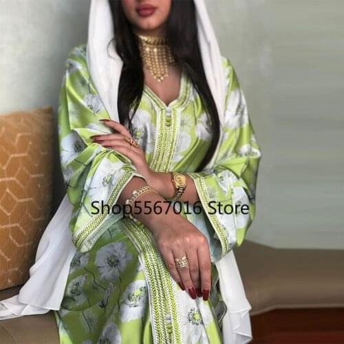 Kaftan Abaya Dubai Turkey Muslim Hijab Long Maxi Dress Islam African Dresses Abayas For Women Robe Caftan Maroc Djellaba Femme